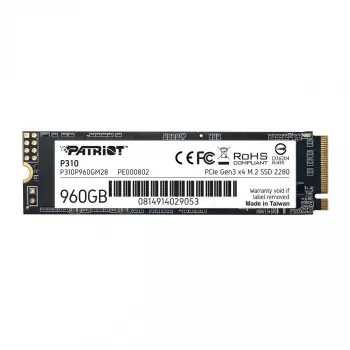 SSD diskas Patriot Memory 960GB M.2 PCI Express 4.0 NVMe P310P960GM28