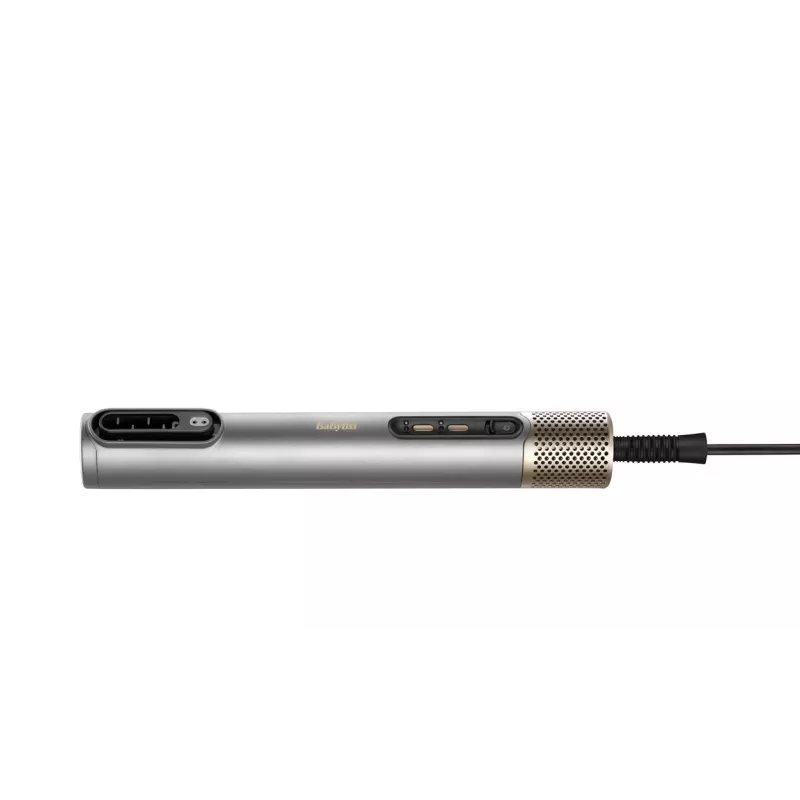 Plaukų formavimo rinkinys BABYLISS AS6555E su Airflow technologija, 4 šildymo lygiai, 2,5 m laidas, sidabrinė/auksinė