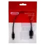 USB-C į USB-A laidas Unitek Y-C490BK 3.1 Gen1 (USB 3.0), 0,25 m, juodas, vyriškas į vyrišką