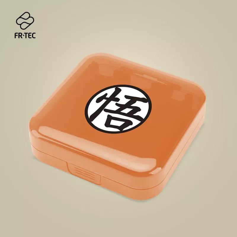 Dėklas žaidimų kasetėms FR-TEC Dragon Ball Super Nintendo Switch oranžinis