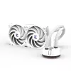 Zalman Reserator5 Z24 ARGB Baltas CPU skysčio aušintuvas 240 mm radiatorius 2 x 120 mm ventiliatoriai