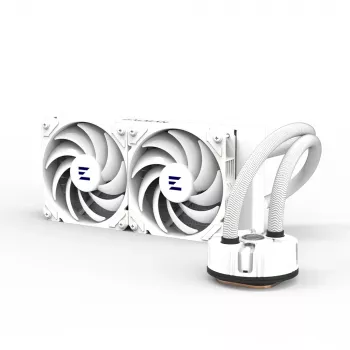Zalman Reserator5 Z24 ARGB Baltas CPU skysčio aušintuvas 240 mm radiatorius 2 x 120 mm ventiliatoriai