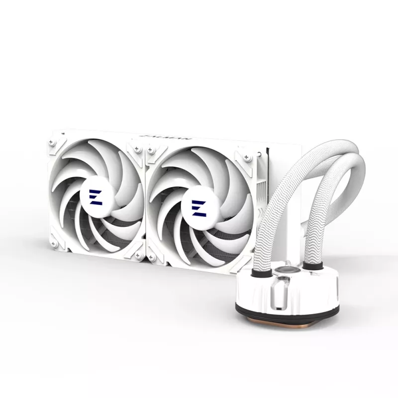 Zalman Reserator5 Z24 ARGB Baltas CPU skysčio aušintuvas 240 mm radiatorius 2 x 120 mm ventiliatoriai