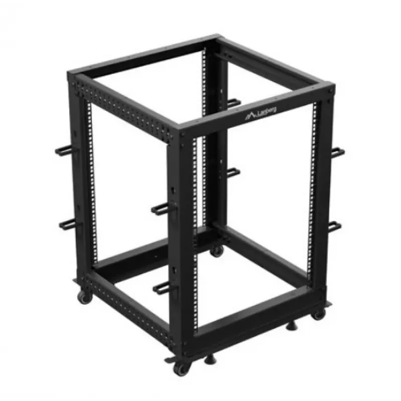 Atviras stovas Lanberg OR01-6115-B 15U juodas 600 kg talpa