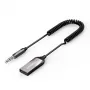 Bluetooth garso imtuvas UGREEN CM309 Bluetooth 5.0 USB su 3,5 mm AUX lizdu, juodas, 20–20000 Hz