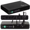 Maitinimo adapteris / inverteris MPL Power RouterUPS-30-PoE 30 W, vidaus, 100–240 V, juodas, 160×105×28 mm