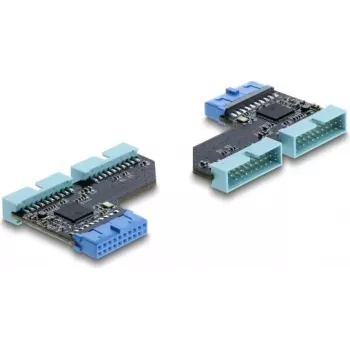 USB šakotuvas DELOCK 67341 20 kontaktų vidinis lizdas į 2× USB 5 Gbps