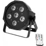 LED PAR šviestuvas EUROLITE SLS-603 6x3W juodas – scenos ir aplinkos apšvietimui, 18W bendra galia