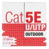 Alantec KIU5OUTS305Q tinklo kabelis juodas 305 m Cat5e U/UTP (UTP)