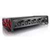 Garso sąsaja Tascam US-4X4HR – 4x XLR kombinuoti, 4 analoginiai išėjimai, 56 dB mikrofono stiprintuvas, 192 kHz, USB 2.0, stalinė, juoda