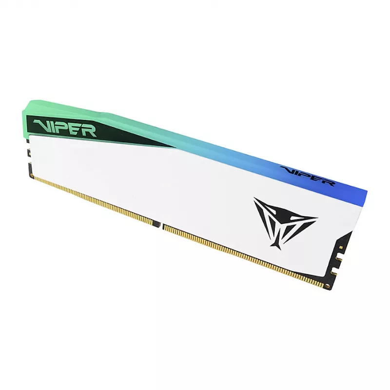 16 GB DDR5-6000 atminties modulis, juodas, Patriot VIPER RGB Elite 5, PVER516G60C30W, INTEL XMP, AMD EXPO