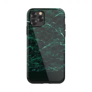 Apsauginis dėklas Devia Marble iPhone 11 Pro Max – žalias, plonas, kietas