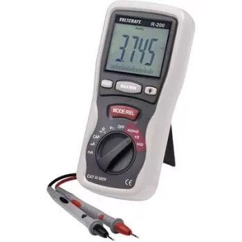 Voltcraft R-200 skaitmeninis komponentų testeris CAT III 600 V, 4000 skaitmenų