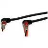 ROLINE USB 2.0 laidas Type-C – Type-A ST/ST 360° sukimasis juodas raudonas 1 m 11.02.