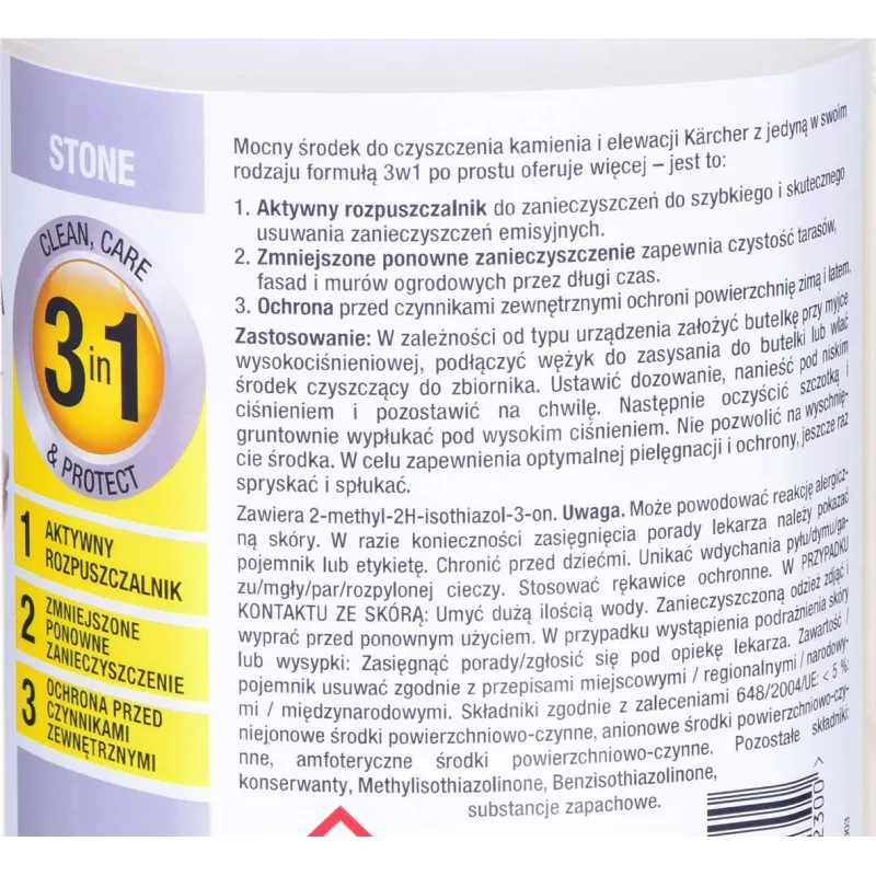 Valiklis akmeniui ir fasadams Karcher 6.295-765.0, 1000 ml, ėsdinantis
