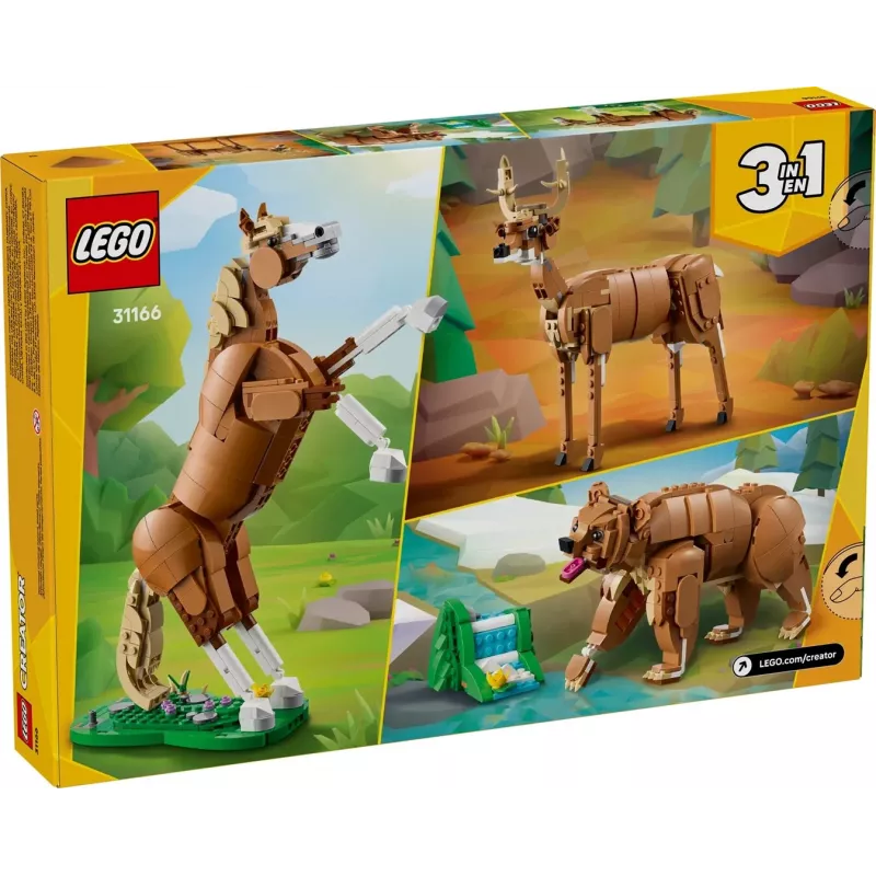 LEGO Creator 3-in-1 Magnificent Steed 31166 — 685 detalės, nuo 9 metų