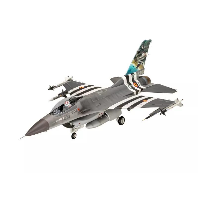 Plastikinis modelis REVELL F-16 Falcon 50-osioms metinėms, mastelis 1:32