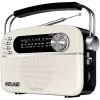Nešiojamas garsiakalbis SVEN SRP-505, baltas (3W, Bluetooth, FM/AM/SW, USB, microSD, AUX, baterija)