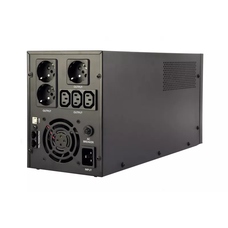 Gembird EnerGenie EG-UPS-036 nepertraukiamo maitinimo šaltinis (UPS) Line-Interactive 3 kVA 1800 W 6 lizdai