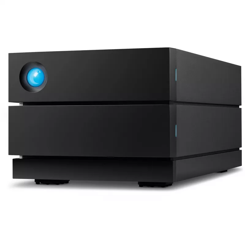 LACIE 2big RAID 16TB USB-C 3.5 colio karštai keičiamas išorinis diskų masyvas su IronWolf Pro diskais 7200 aps./min., 5 metų duomenų atkūrimo paslauga