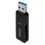 Kortelių skaitytuvas SAVIO AK-64 USB 3.2 Gen 1 Type-A, MicroSD lizdas, 5000 Mbit/s, juodas
