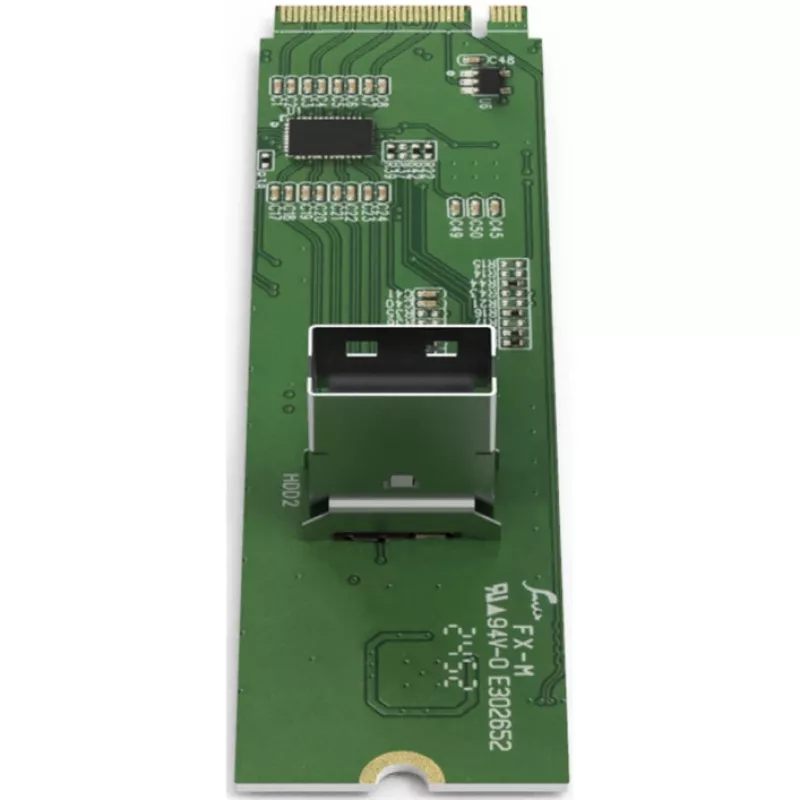 ICY DOCK - M.2 NVMe PCIe 4.0 SSD į SlimSAS 4i adapteris su Redriver