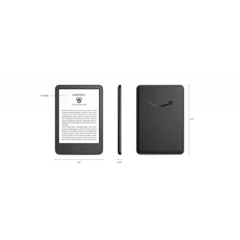 Amazon B0CP31T5M6 el. knygų skaitytuvas 16 GB Wi-Fi Juoda