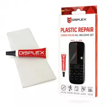 Displex 00737 Viskas viename rinkinys plastikinių ekranų įbrėžimų šalinimui