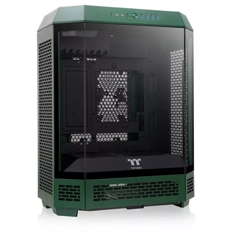 Termaltake The Tower 600 korpusas, tamsiai žalias, 3x grūdintas stiklas