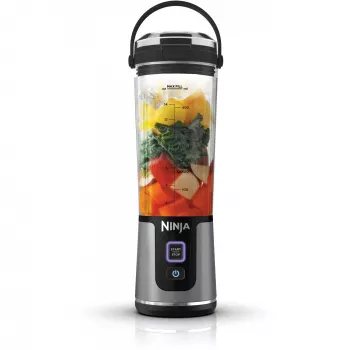 Sportinis blenderis Ninja BC151EUBK — 0,53 L dubuo, 14,4 W, baterija, ledo smulkinimas, juoda