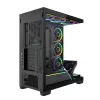 Modecom Volcano Stellar Plus ARGB Midi 8F Juodas korpusas