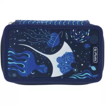 Pieštukinė Herlitz TriCase Deep Ocean 31 vnt Mėlyna Poliesteris 190x70x115 mm