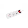 Prailginimo laidas LANBERG PS1-03E-0300-W — 3 m, 3 kištukiniai lizdai, baltas, vidaus naudojimui