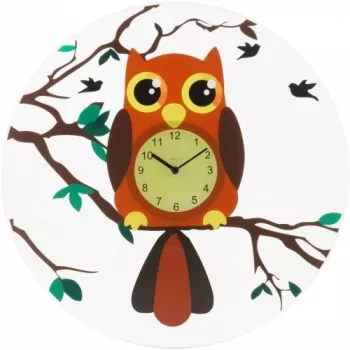 NeXtime klok 8169 Oohoo sieninis laikrodis, 43 cm, įvairiaspalvis