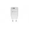 Įkroviklis NATEC NUC-2140, 30W, USB-C PD 3.0 + USB-A, Samsung AFC, Baltas