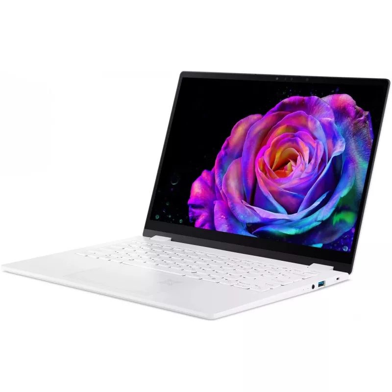 Nešiojamas kompiuteris Acer Swift Edge SFE14-51T-75RZ — Intel Core Ultra 7 258V, 14 colių 2.8K liečiamas ekranas, 32 GB LPDDR5x, 1 TB SSD, Intel Arc 140V, Windows 11 Home, Baltas
