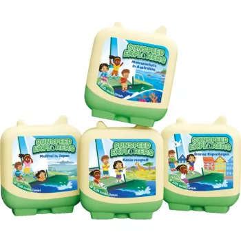 Clever Tonies: Saulės greičio tyrinėtojų rinkinys, 4 žaidimo figūrėlės Tonies