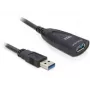 USB 3.0 aktyvus ilginimo laidas DeLOCK 83089, 5 m, juodas