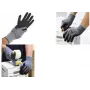 Franz Mensch HYGOSTAR darbo pirštinė Ergo Flex Pilka/Juoda L 6496041 (33294)