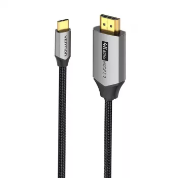 Vention CRBBH USB-C į HDMI laidas — 2 m, 4K@60Hz, juodas