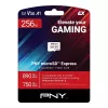 MicroSDXC atminties kortelė PNY microSD Express 256 GB UHS‑I Skaitymas 890 MB/s Rašymas 750 MB/s U3 V30