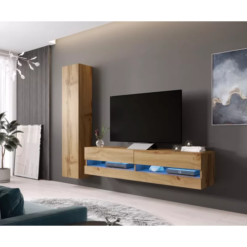 Cama TV stand VIGO nauja 30/180/40 wotan oak