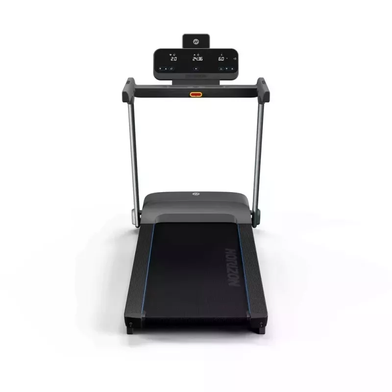 Sulankstomas elektrinis bėgimo takelis Horizon Fitness Evolve 3.0 — 16 km/h, 127×51 cm juosta, 12 programų, maks. vartotojas 113 kg, LED ekranas