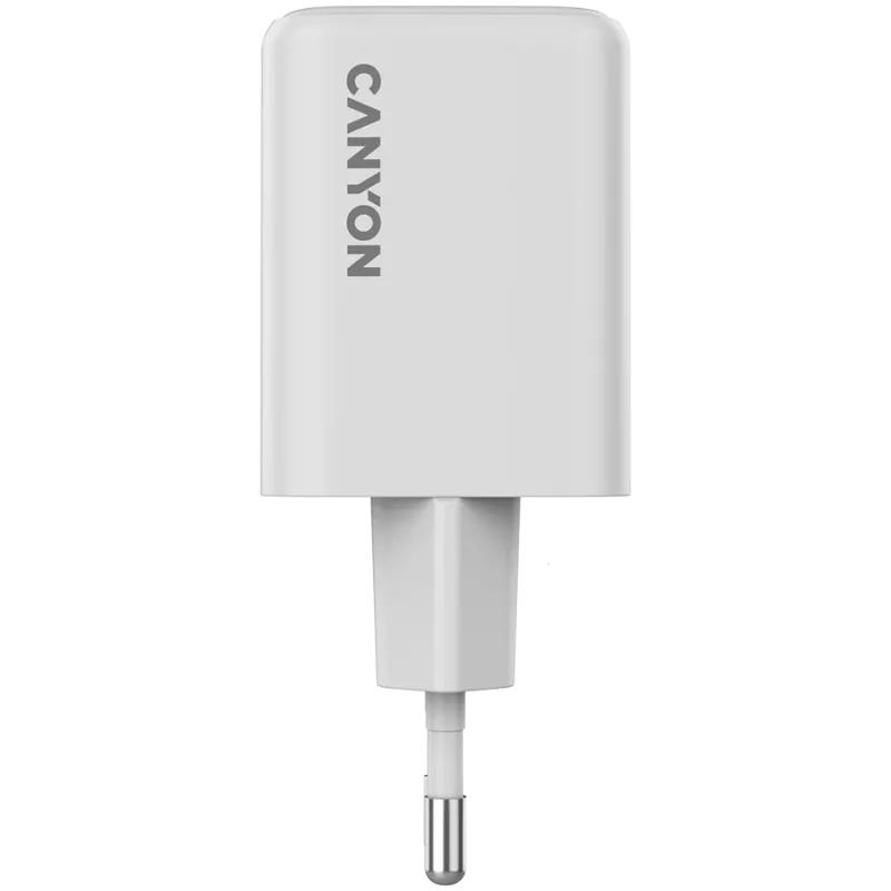 Canyon CU45AC 45W universalus baltas greitasis sieninis kroviklis su USB-C ir USB-A