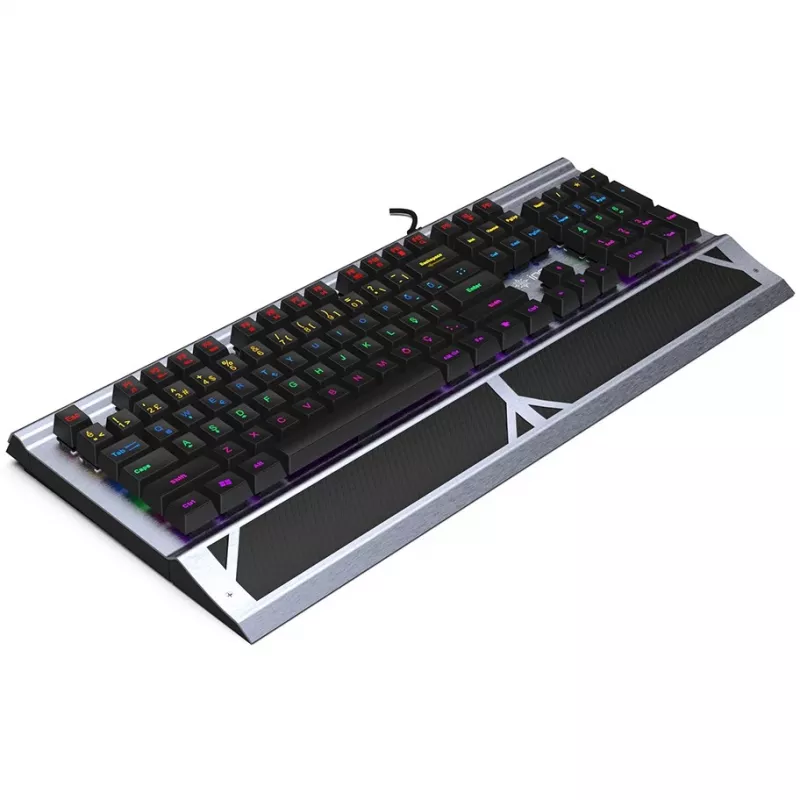 Incase Gaming Keyboard IKG-444 mechaninė klaviatūra su RGB apšvietimu, vokiškas išdėstymas