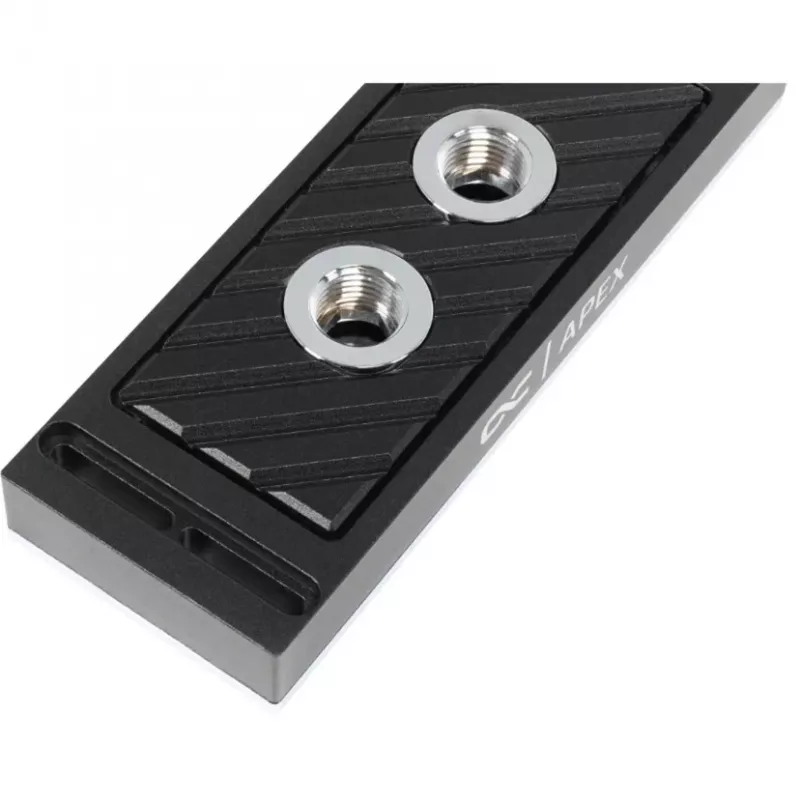 Vandens blokas Alphacool 14000 aliuminis nikeliuotas juodas 45 mm 127,5 mm 17,3 mm