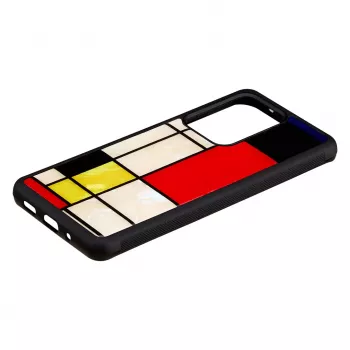 Apsauginis dėklas iKins Samsung Galaxy S20 Ultra — Mondrian Black