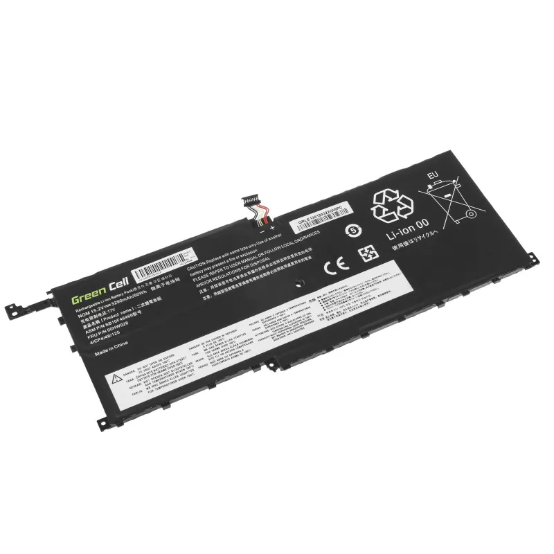 Baterija Green Cell LE130, skirta Lenovo ThinkPad X1 Carbon 4th Gen