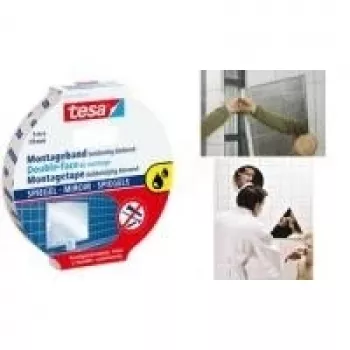 Dvipusė lipni juosta Tesa 55734 Extra Strong, 38 mm x 5,0 m, itin tvirta montavimo juosta