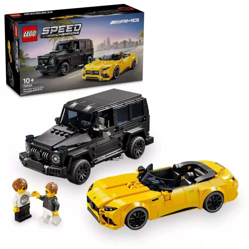 LEGO Speed Champions Mercedes-AMG G 63 ir Mercedes-AMG SL 63 76924, įvairiaspalvis